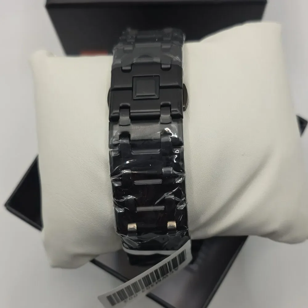 Invicta Activa Dual Time AnalogDigital Quartz Watch,BlackSS Bracelet,45.5mm,30M